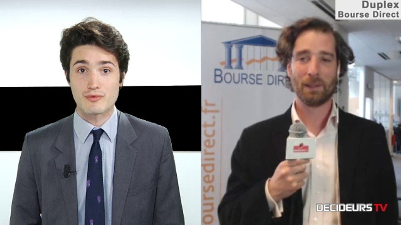 14/04/14 : Les Experts de Bourse Direct dans l'émission "Duplex Bourse" sur Décideurs TV