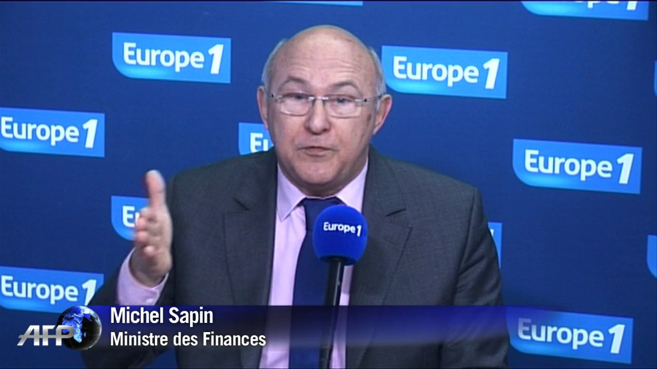 Sapin: l'euro trop fort, "un frein à la croissance"