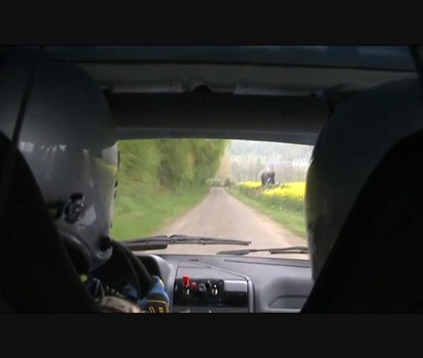 CANNY NICOLAS VERMONT MANON RALLYE DE VERVINS 2014 205 RALLYE F2000/11 ES 1 BRAYE EN THIERACHE