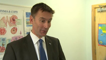 Jeremy Hunt:'Single biggest change' to NHS