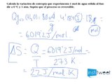 Segundo principio de la termodinámica Calcular entropía