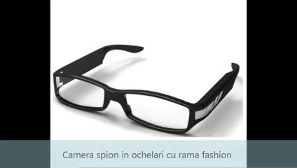 Ochelari cu camera spy rezolutie 1080 si senzor de miscare