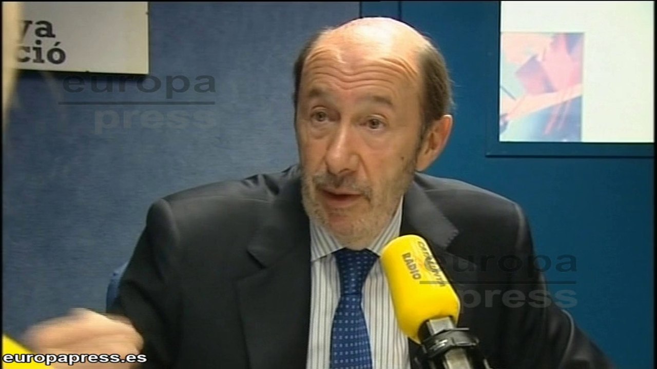 Rubalcaba buscará diálogo sobre Cataluña tras europeas