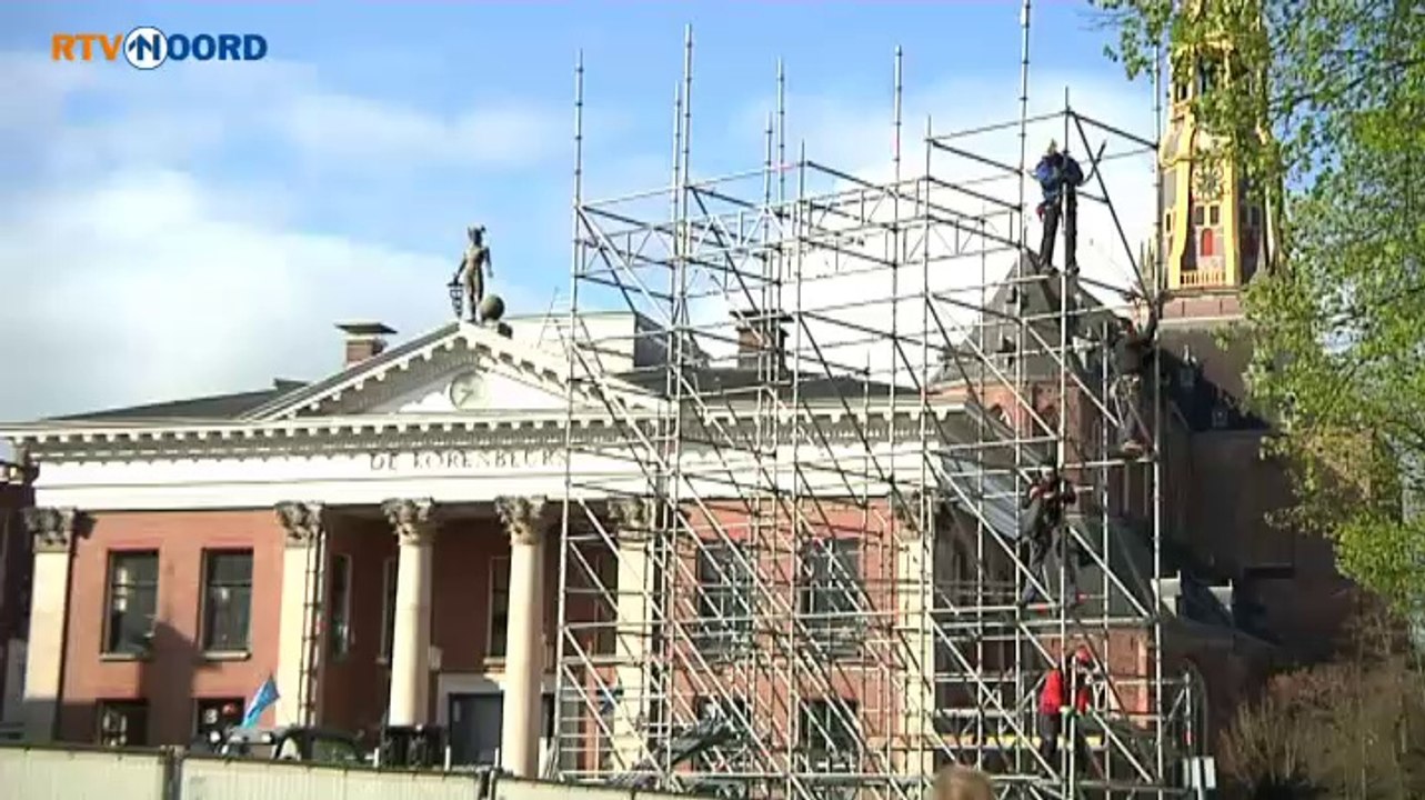 Opbouw The Passion in volle gang - RTV Noord