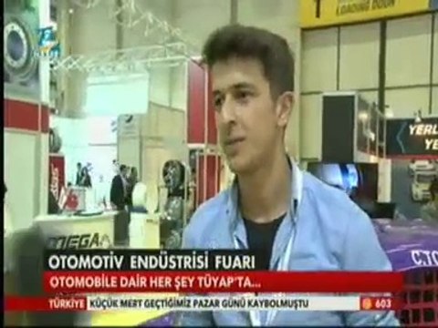 TGRT Haber TV - Ana Haber - Automechanika Fuarı haberi - 12.04.2014