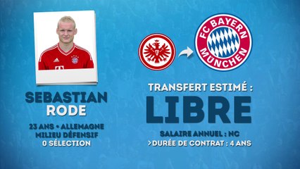 Officiel : Sebastian Rode rejoint le Bayern !