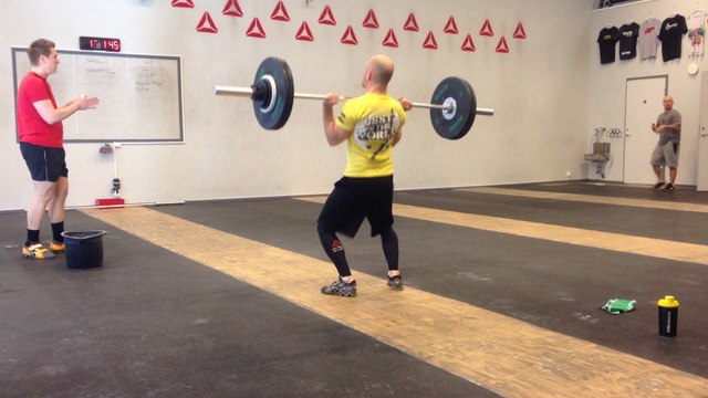 Träning Clean & Jerk (77,5kg)