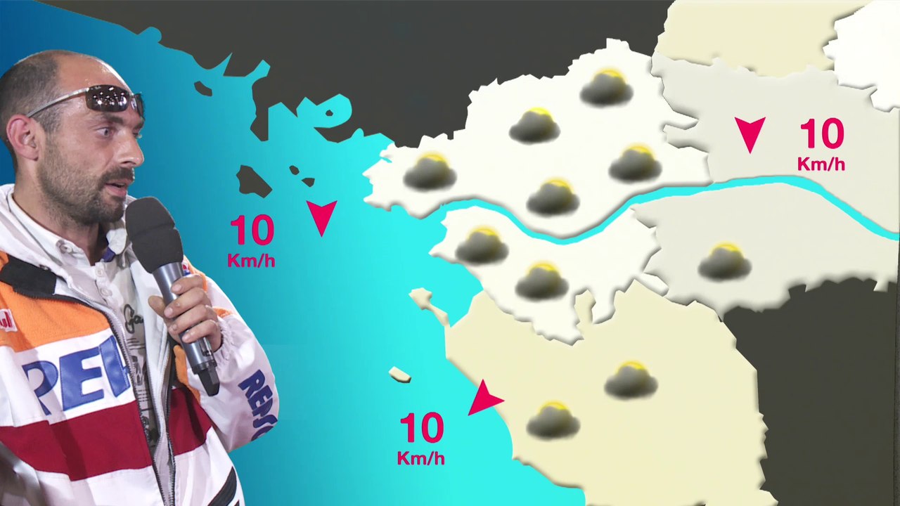CYRILLE présente la météo sur Télénantes