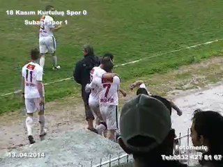 18 Kasım Kurtuluş Spor - 0 Subaşı spor - 1