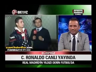 C. Ronaldo İle Ropörtaj - Beyaz Tv 1 Nisan Şakası