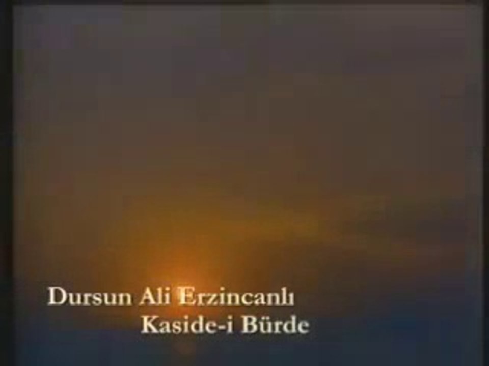 Kaside-i Bürde - Dursun Ali Erzincanlı