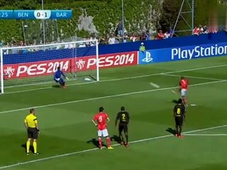 Benfica vs Barcelona (14.04.2014.) - Balde missed penalty