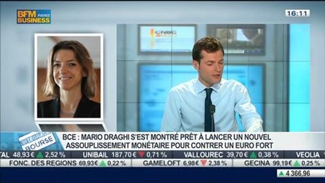 Euro fort: Vers un nouvel assouplissement monétaire de la BCE ?: Laurence Boone, dans Intégrale Bourse - 14/04
