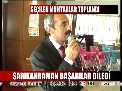 MUHTARLAR TOPLANTI HAZIR