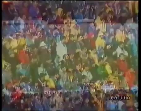 AC Milan fans singing you'll never walk alone in tribute of Liverpool fans