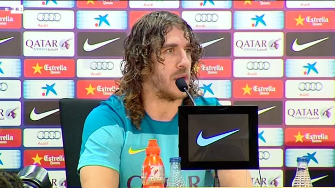 Puyol: "La única forma de seguir adelante es estar unidos"
