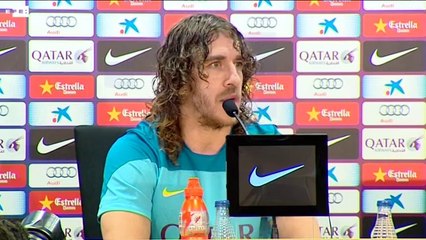 Puyol: "La única forma de seguir adelante es estar unidos"
