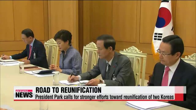 President Park calls for stronger efforts toward reunification of two Koreas
