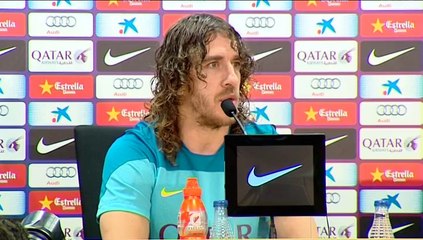 Puyol: "La única forma de seguir adelante es estar unidos"