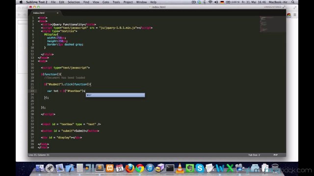 jQuery and AJAX Tutorials 5 | jQuery Text Boxes