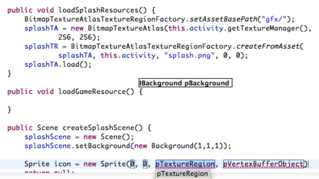 AndEngine 1.7 Android Game Development - Finishing Scene Manager