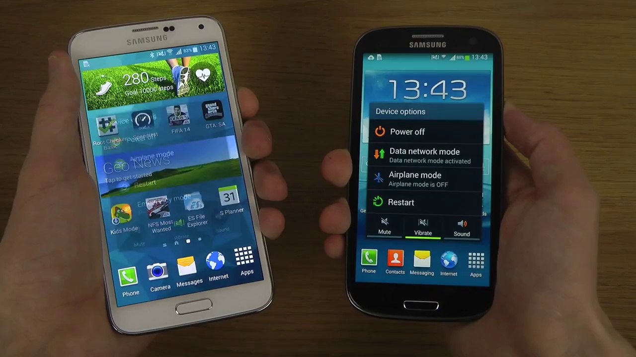 Samsung Galaxy S5 vs. Samsung Galaxy S3 - Which Is Faster