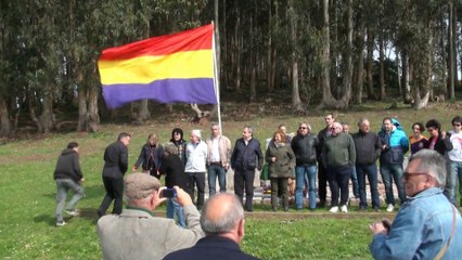 Homenaje a la II República Española en Candás, Asturias