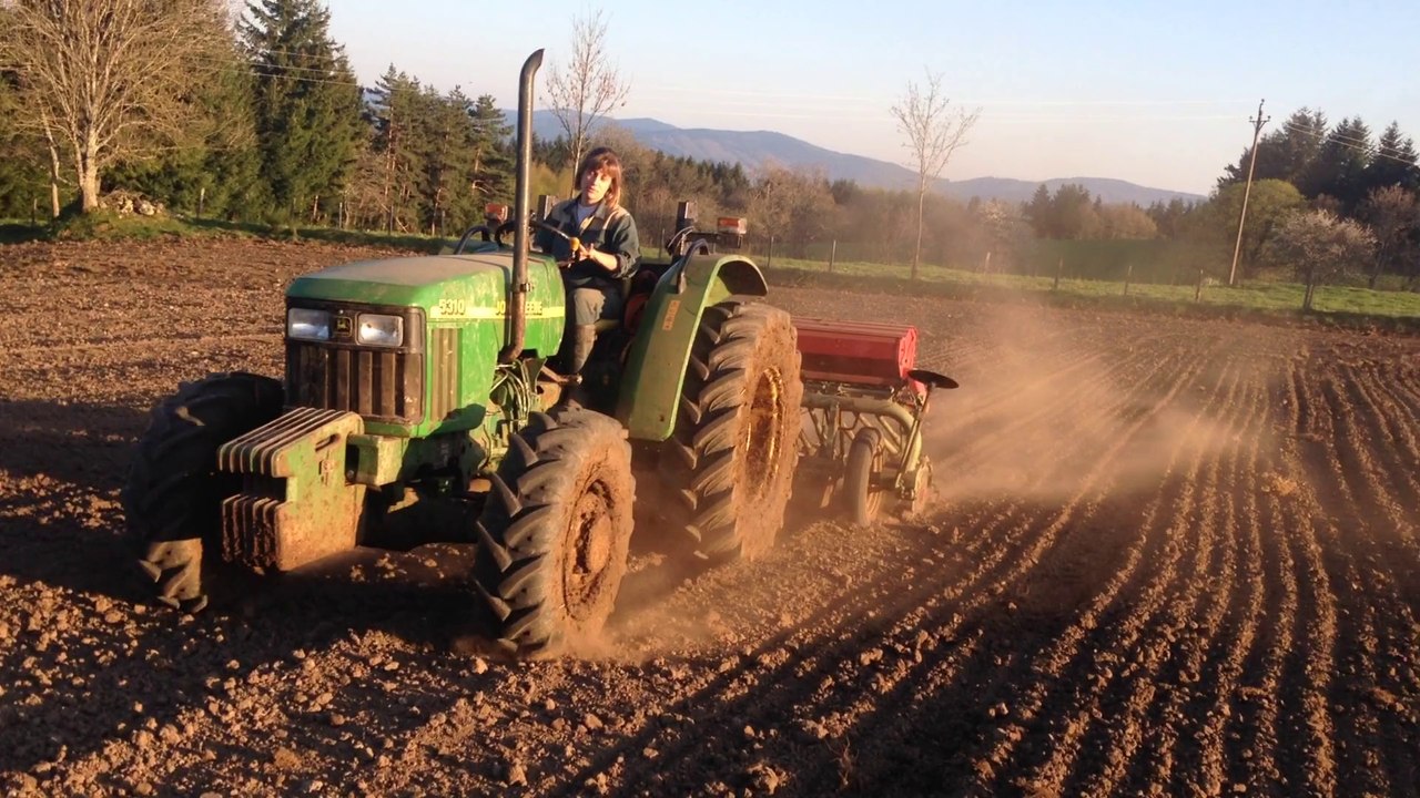 Semis orge de printemps