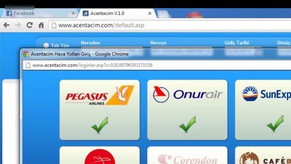 Acentacım - Fiber Hızında Uçuş Arama Motoru