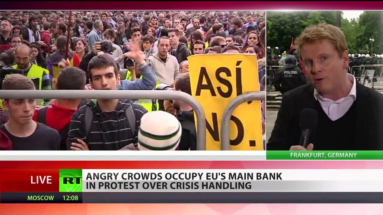 Blockupy: Thousands of anti-capitalists occupy ECB in Frankfurt
