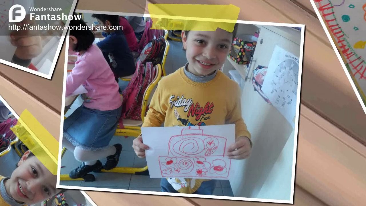 Kutlukent 80. Yıl İlkokulu 2-A class Willy Wonka chocolate cake etwinning project