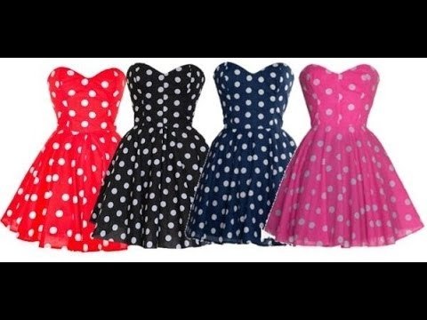 1950s Style Dress vintage Inspired Rockabilly Pin-up Dresses