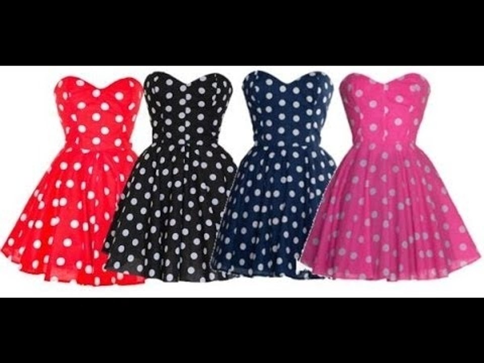 1950s Style Dress vintage Inspired Rockabilly Pin-up Dresses