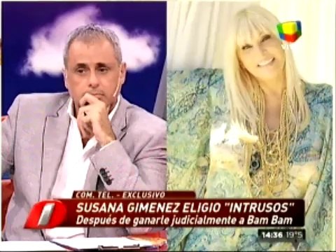 susana gimenez en intrusos