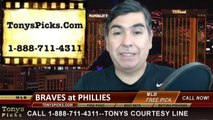 Philadelphia Phillies vs. Atlanta Braves Pick Prediction MLB Odds Preview 4-14-2014