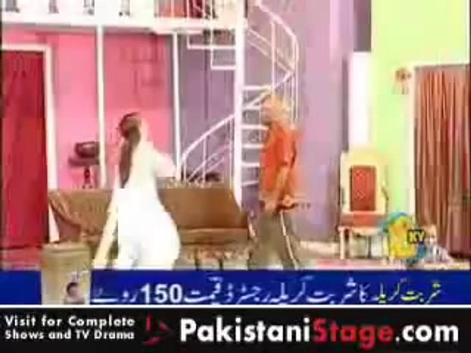 full comedy Amanat Chan Akram Udaas Kodoo Punjabi Stage Drama Pakistani