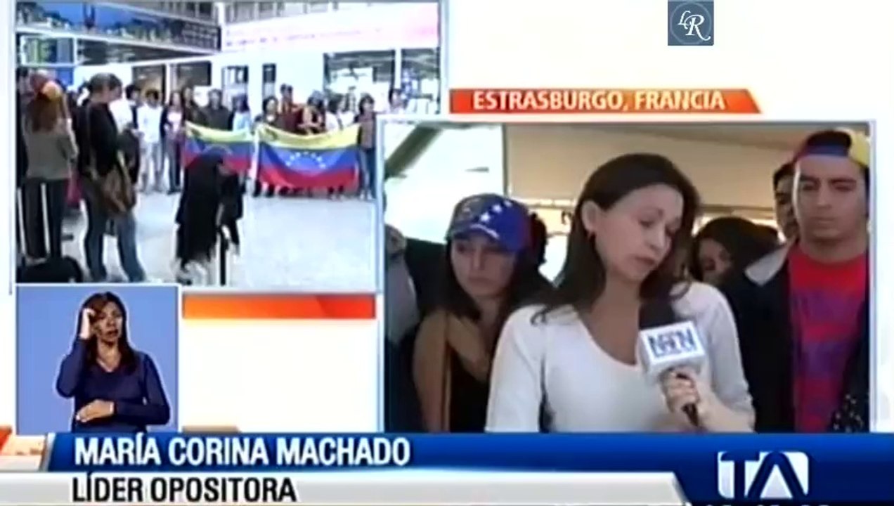 Machado, vamos a continuar nuestra protesta pacifica en las calles de Venezuela
