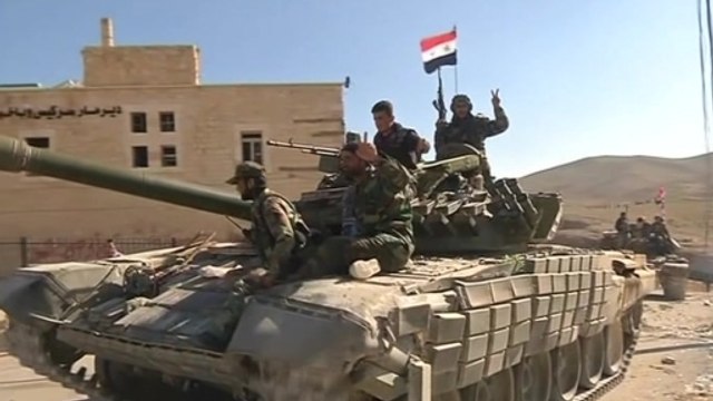 Syrian army seizes town near Lebanese border