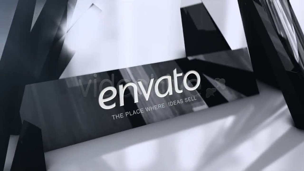 Black Crystal Logo - After Effects Template