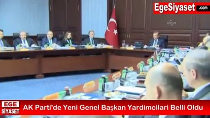 AK Parti'de Yeni Genel Başkan Yardımcıları Belli Oldu