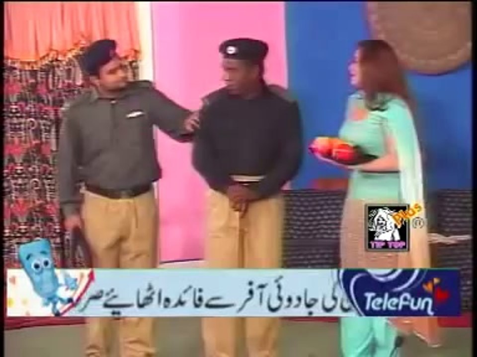 full comedy Amanat Chan best and Sajjan Abbas on fire Punjabi Stage Drama