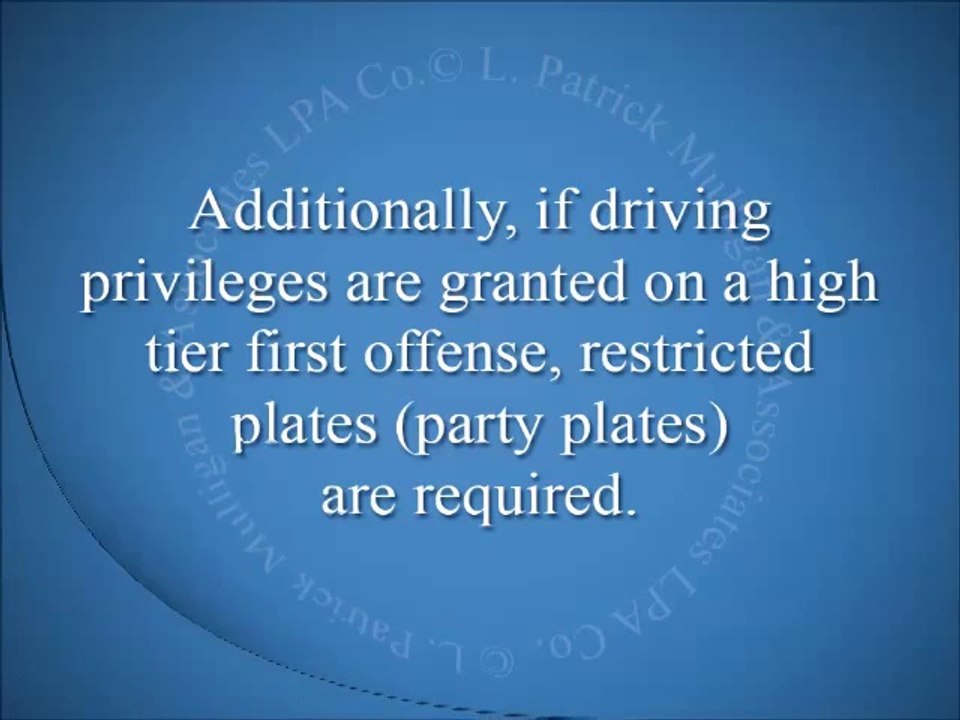 A First Offense DUI Results In What Penalties?