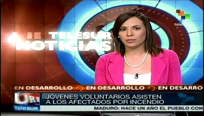 Chilenos en pobreza, los más afectados por incendio en Valparaíso