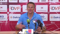 Conférence de presse Dijon FCO - FC Metz (2-2) : Olivier DALL'OGLIO (DFCO) - Albert CARTIER (FCM) - 2013/2014