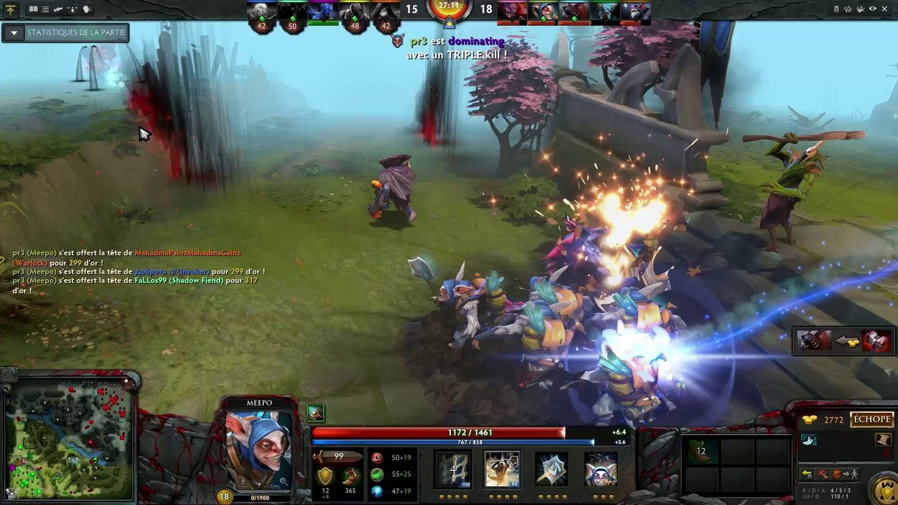 [Dota2] Meepo love, training day 1