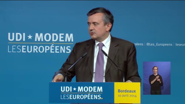 Les Européens, Bordeaux - Discours d'Yves Jégo - 100414