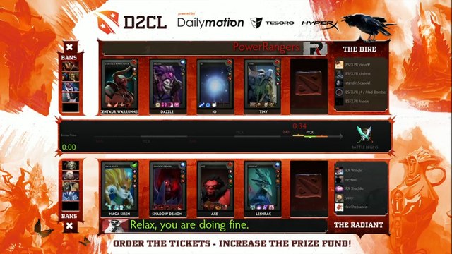 Power Rangers/MYM/Relax/Aware - D2CL S3 Qualifiers