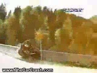 Guy Crashes into a Wall of a Bridge at H
