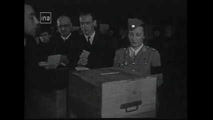 Droit de vote des femmes : Législatives et Référendum Octobre 1945