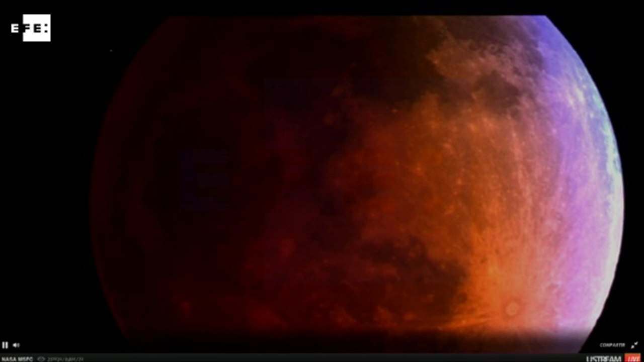 La Luna se tiñe de rojo